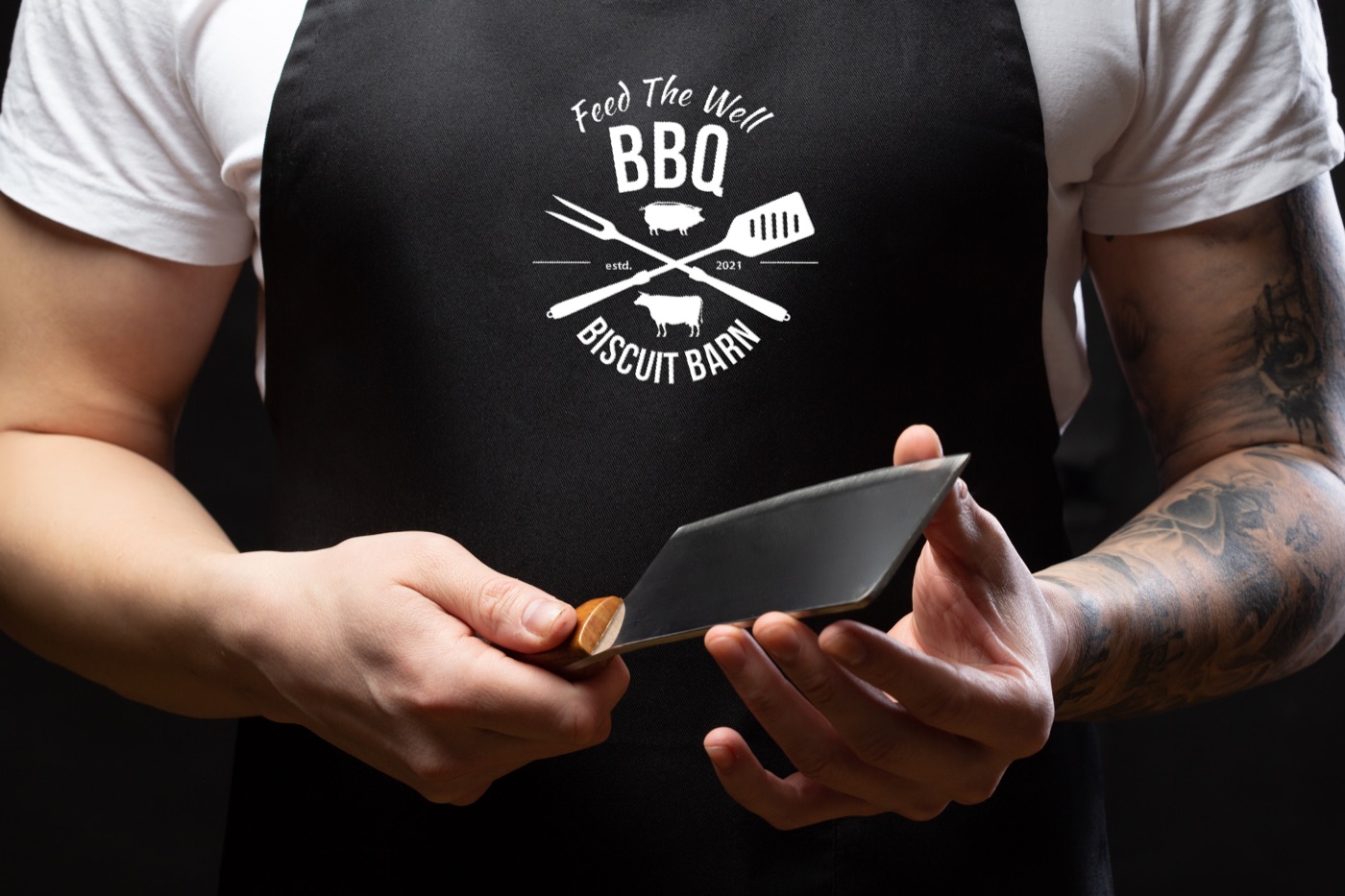 Feed The Well BBQ apron